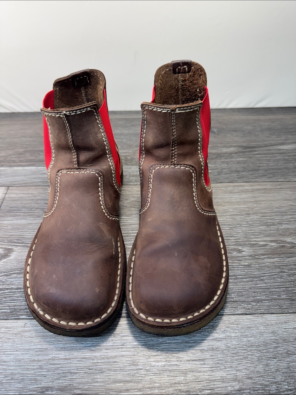 Duckfeet Women’s Brown Leather Ankle Boots Sz 41 (h84) - Picture 2 of 9